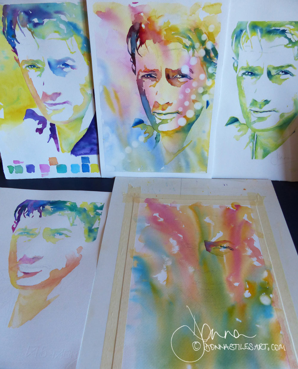 Are watercolour portraits hard?