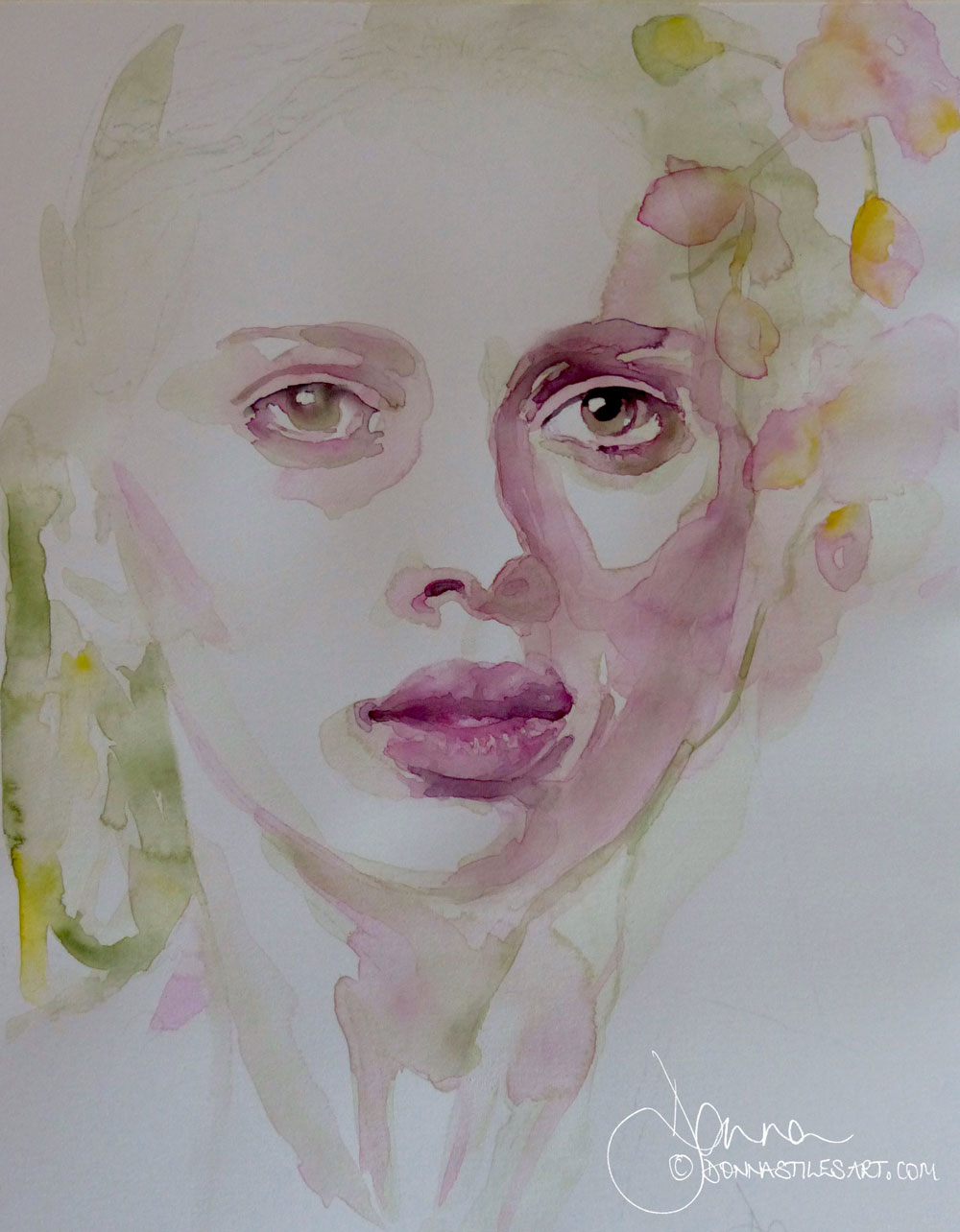 Tips for watercolour portraits